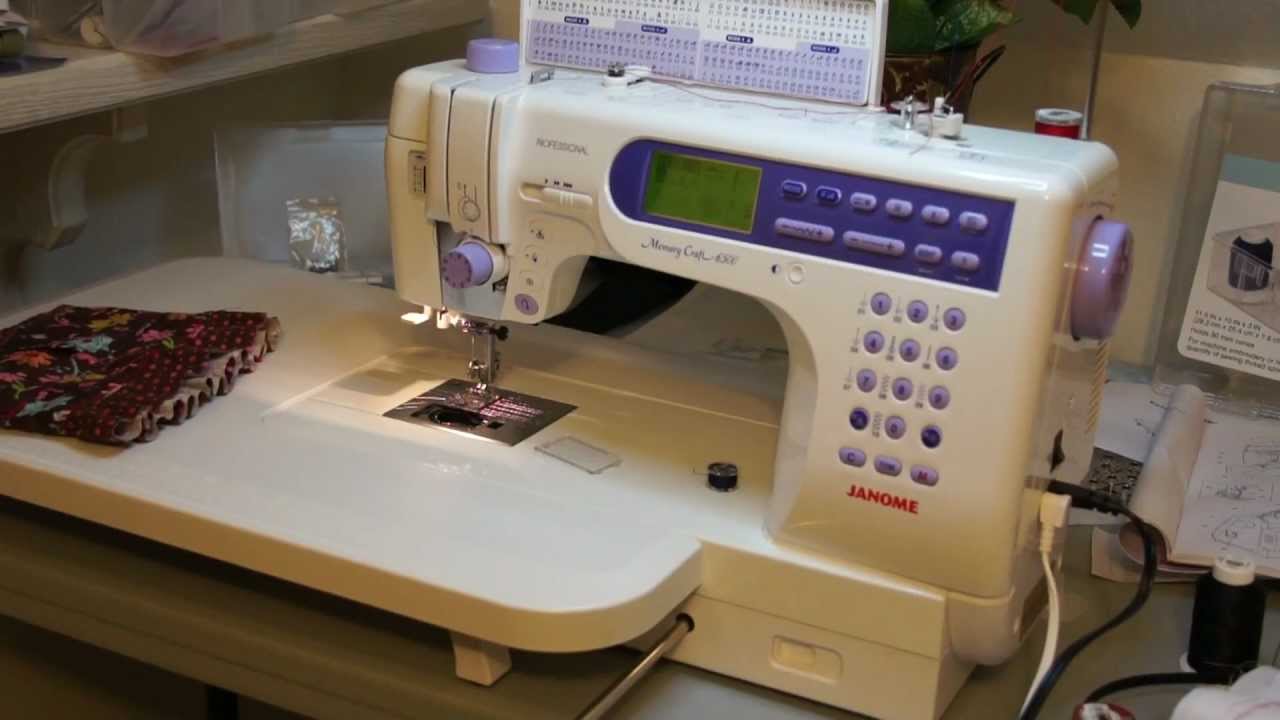 janome memory craft 6500 troubleshooting