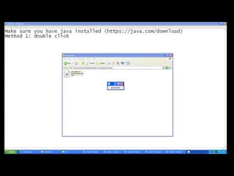 how to open java file